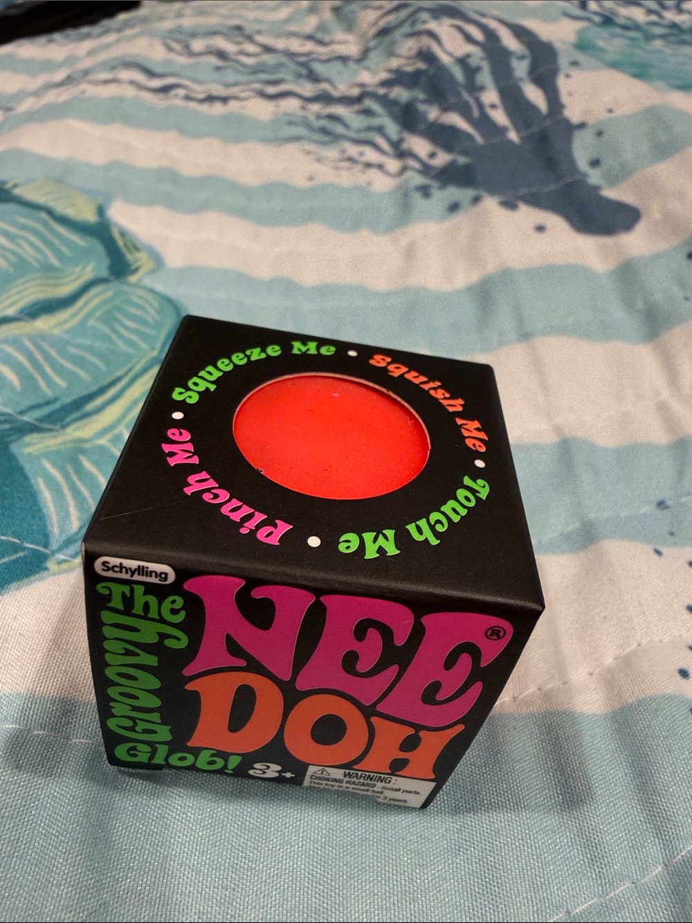 Schylling NeeDoh Squeeze Toy - Bright Orange